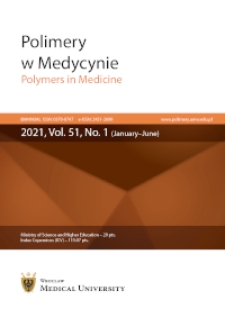 Polimery w Medycynie = Polymers in Medicine, 2021, T. 51, nr 1
