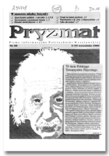 Pryzmat : Pismo Informacyjne Politechniki Wrocławskiej. 1-15 września 1995, nr 55