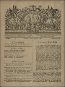 Posłaniec Niedzielny dla Dyecezyi Wrocławskiej. R. 7, 1901, nr 1