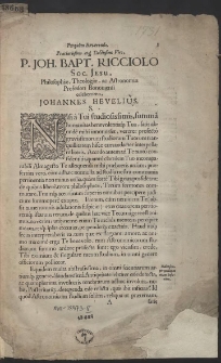 Johannis Hevelii Epistola De Motu Lunæ Libratorio, in certas Tabulas redacto [...]