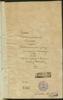 "Sob&oacute;tka. Z powieści pod napisem: Kościelisko [...]". Powieść poetycka
