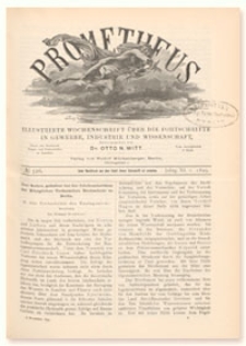 Prometheus : Illustrirte Wochenschrift über die Fortschritte in Gewerbe, Industrie und Wissenschaft. 11. Jahrgang, 1899, Nr 526