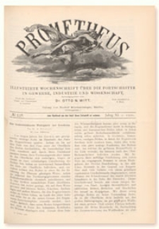 Prometheus : Illustrirte Wochenschrift über die Fortschritte in Gewerbe, Industrie und Wissenschaft. 11. Jahrgang, 1900, Nr 538