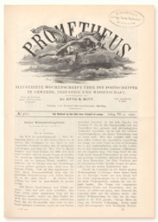 Prometheus : Illustrirte Wochenschrift über die Fortschritte in Gewerbe, Industrie und Wissenschaft. 11. Jahrgang, 1900, Nr 560