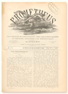 Prometheus : Illustrirte Wochenschrift über die Fortschritte in Gewerbe, Industrie und Wissenschaft. 11. Jahrgang, 1900, Nr 569