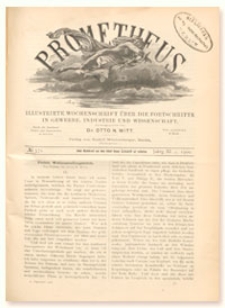 Prometheus : Illustrirte Wochenschrift über die Fortschritte in Gewerbe, Industrie und Wissenschaft. 11. Jahrgang, 1900, Nr 571