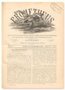 Prometheus : Illustrirte Wochenschrift über die Fortschritte in Gewerbe, Industrie und Wissenschaft. 11. Jahrgang, 1900, Nr 572
