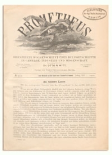 Prometheus : Illustrirte Wochenschrift über die Fortschritte in Gewerbe, Industrie und Wissenschaft. 12. Jahrgang, 1900, Nr 573