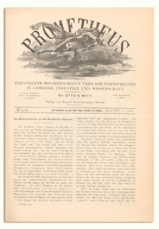 Prometheus : Illustrirte Wochenschrift über die Fortschritte in Gewerbe, Industrie und Wissenschaft. 12. Jahrgang, 1900, Nr 574