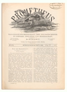Prometheus : Illustrirte Wochenschrift über die Fortschritte in Gewerbe, Industrie und Wissenschaft. 12. Jahrgang, 1900, Nr 583