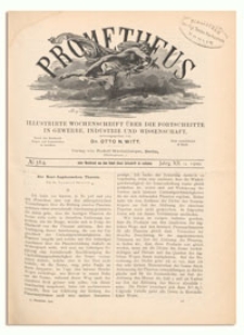 Prometheus : Illustrirte Wochenschrift über die Fortschritte in Gewerbe, Industrie und Wissenschaft. 12. Jahrgang, 1900, Nr 584