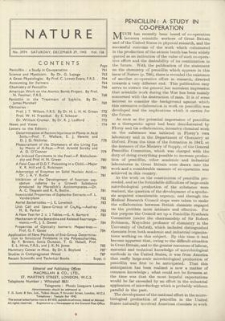 Nature : a Weekly Journal of Science. Volume 156, 1945 December 29, No. 3974