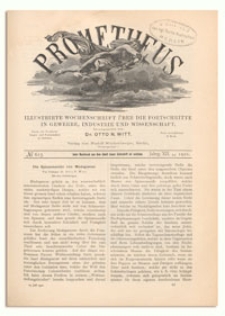 Prometheus : Illustrirte Wochenschrift über die Fortschritte in Gewerbe, Industrie und Wissenschaft. 12. Jahrgang, 1901, Nr 615