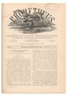 Prometheus : Illustrirte Wochenschrift über die Fortschritte in Gewerbe, Industrie und Wissenschaft. 12. Jahrgang, 1901, Nr 622