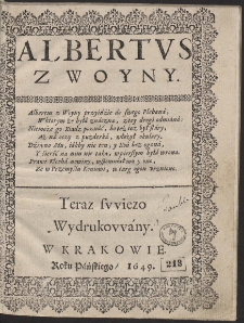 Albertus Z Woyny