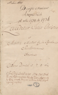 Dzieje Ormian lwowskich od roku 1734 do 1736 [zawierające akta sądu ormiańskiego we Lwowie z lat 1734-1736]