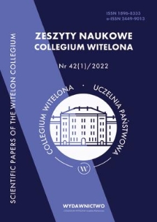 Zasady zamieszczania artykułów w Zeszytach Naukowych Collegium Witelona