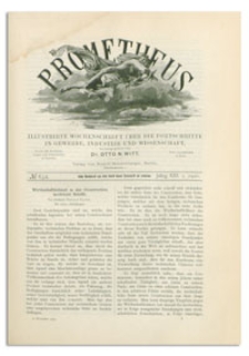 Prometheus : Illustrirte Wochenschrift &uuml;ber die Fortschritte in Gewerbe, Industrie und Wissenschaft. 13. Jahrgang, 1901, Nr 632