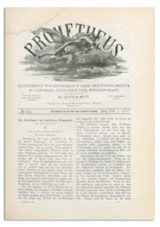 Prometheus : Illustrirte Wochenschrift &uuml;ber die Fortschritte in Gewerbe, Industrie und Wissenschaft. 13. Jahrgang, 1902, Nr 641