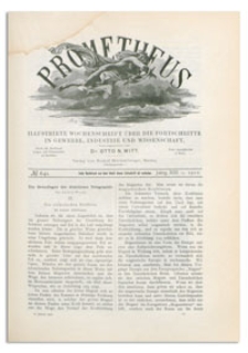 Prometheus : Illustrirte Wochenschrift über die Fortschritte in Gewerbe, Industrie und Wissenschaft. 13. Jahrgang, 1902, Nr 641