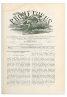 Prometheus : Illustrirte Wochenschrift &uuml;ber die Fortschritte in Gewerbe, Industrie und Wissenschaft. 13. Jahrgang, 1902, Nr 651