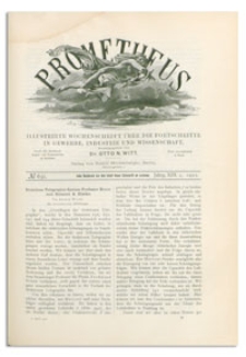 Prometheus : Illustrirte Wochenschrift über die Fortschritte in Gewerbe, Industrie und Wissenschaft. 13. Jahrgang, 1902, Nr 651