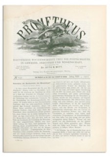 Prometheus : Illustrirte Wochenschrift über die Fortschritte in Gewerbe, Industrie und Wissenschaft. 13. Jahrgang, 1902, Nr 657