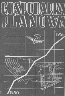Spis prac według działów czasopisma [Gospodarka Planowa, Rok V, 1950]