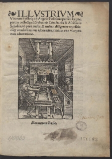 Illustrium Virorum Epistolae ab Angelo Politiano [...]