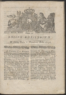 Gazeta Warszawska. R.1786 Nr 26