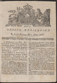 Gazeta Warszawska. R.1786 Nr 41