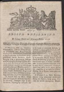 Gazeta Warszawska. R.1786 Nr 46