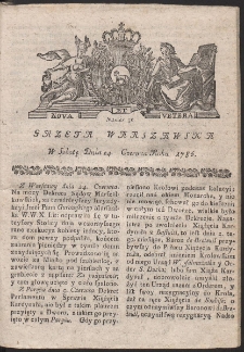 Gazeta Warszawska. R.1786 Nr 50