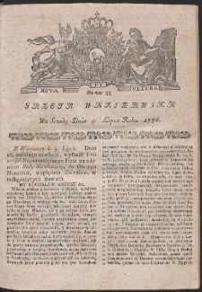 Gazeta Warszawska. R.1786 Nr 53