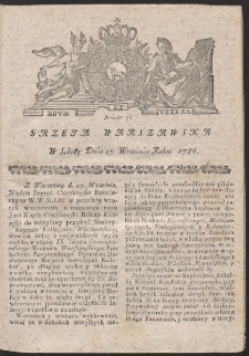Gazeta Warszawska. R.1786 Nr 76