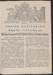 Gazeta Warszawska. R.1786 Nr 80