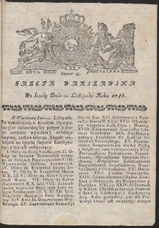 Gazeta Warszawska. R.1786 Nr 93