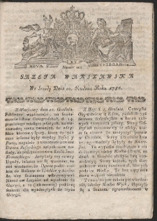 Gazeta Warszawska. R.1786 Nr 101