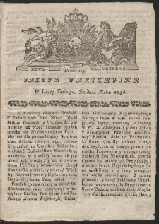 Gazeta Warszawska. R.1786 Nr 104