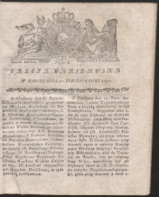 Gazeta Warszawska. R.1787 Nr 8