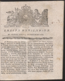 Gazeta Warszawska. R.1787 Nr 13