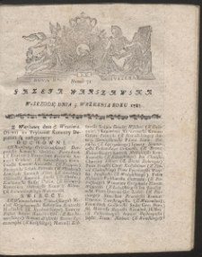 Gazeta Warszawska. R.1787 Nr 71