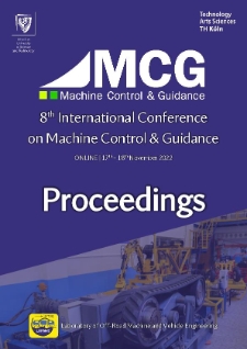 8th International Conference on Machine Control & Guidance, Online, 17th-18th November 2022. Proceedings