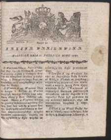 Gazeta Warszawska. R.1787 Nr 81