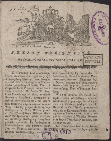 Gazeta Warszawska. R.1788 Nr 1