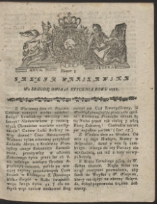 Gazeta Warszawska. R.1788 Nr 5