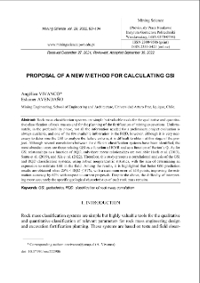 Proposal of a new method for calculating GSI