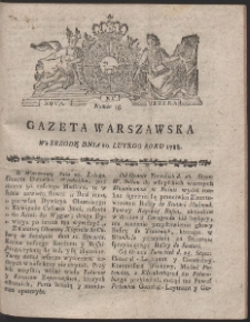 Gazeta Warszawska. R.1788 Nr 15