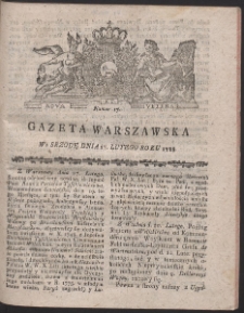 Gazeta Warszawska. R.1788 Nr 17