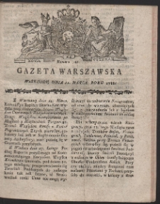 Gazeta Warszawska. R.1788 Nr 21